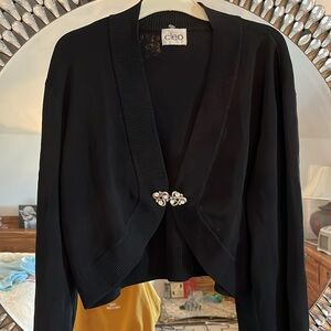 Stunning Cleo cropped cardigan with beautiful gems to close cardigan NWOT